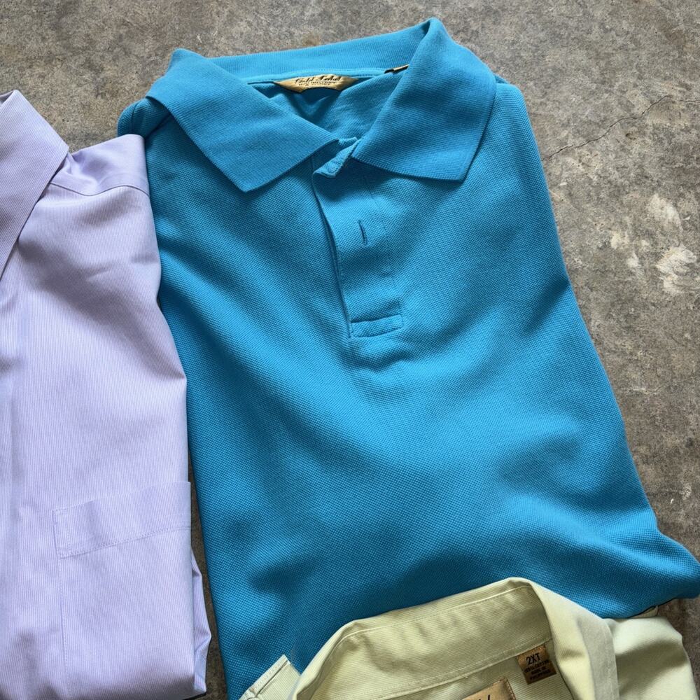 Men’s 6 Shirt York & Roundtree Gold Label Bundle Polo/Oxford 2XL - Picture 6 of 7